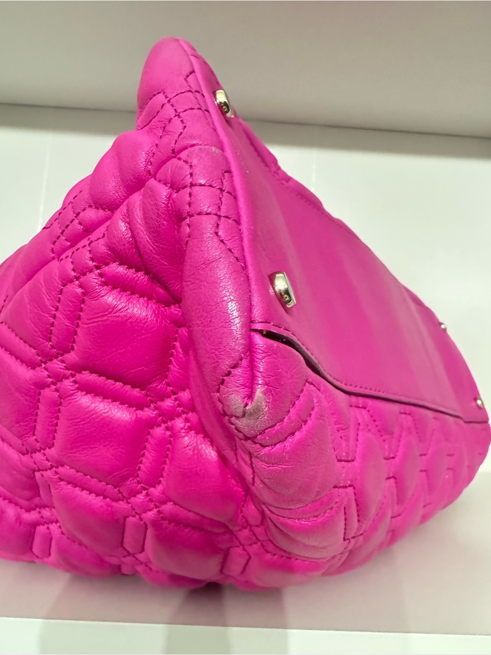 Kate Spade Pink Quilted Shoulder Bag - Picture 10 of 11